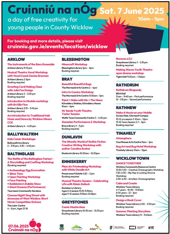 Cruinniu na nÓg 2025 - Events in Co